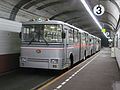 Trolleybuses on the Kurobe Dam line, using the Kanden Tunnel