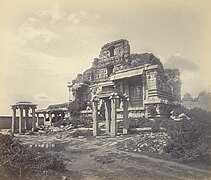 Runtuhan kuil Krishna, 1868