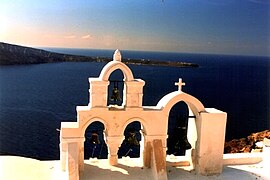 Clocher à Oia.