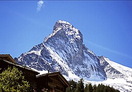 La face nord du Cervin, Alpes valaisannes