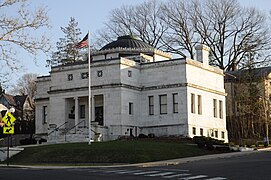 The former Curtis Memorial Library, now Augusta Curtis Cultural Center