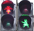 „Männchen“ = Menschen? Erste Ampelfrauen in Deutschland, 2004.