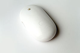 Een draadloze Apple Mighty Mouse