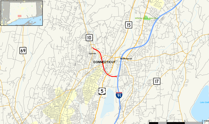 File:Connecticut Route 40 Map.svg