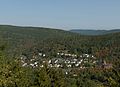 Heimbach, vue sur la ville depuis l'Henriette Platz