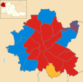 2010 results map