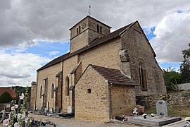 Échannay (21) Église Saint-Rémi - Extérieur - 05.jpg