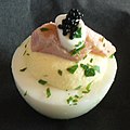 Deviled egg, hors d'oeuvre sejuk