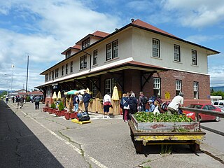 Smithers railway station, British Columbia, 2011