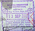 Malaysian entry stamps specify which jurisdictions (i.e. West or Peninsular Malaysia, Sabah, and Sarawak) the bearer is permitted to enter, and there are immigration checks when entering each.