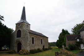 The old church of Saint-Lunaire, in Saint-Lormel