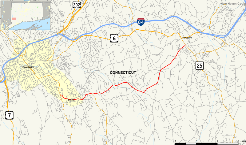 File:Connecticut Route 302 Map.svg