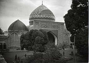 La Moschea Blu di Erevan vista dal cortile verso la sala di preghiera