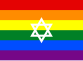 Israel Gay Jewish Pride Flag[90][91]