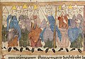 Image 62Anglo-Saxon king with his Witan. Biblical scene in the Old English Hexateuch (11th century) (from History of England)