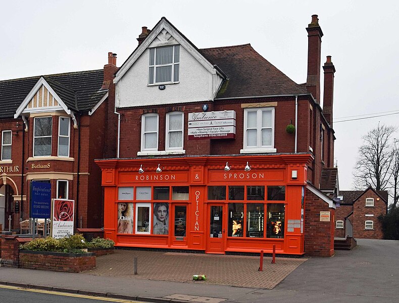 File:Robinson ^ Sproson, 143-145 Worcester Road, Hagley, Worcs - geograph.org.uk - 5653291.jpg