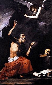 José de Ribera, Saint Jérôme et l'Ange du Jugement, 1626, musée de Capodimonte, Naples