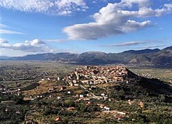 Skyline of Teggiano