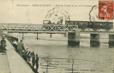 Pont du chemin de fer sur le Courant.