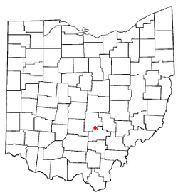 Location of Sugar Grove, Ohio