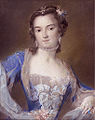 Barbara von Cocceji, Pastellportrait von Rosalba Carriera