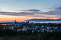 Vista di Reykjavík da Perlan