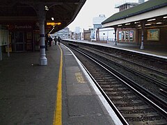 Waterloo East stn platform C look east.JPG