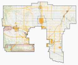 Airdrie is located in Rocky View County