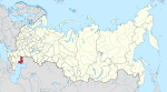 Location of Astrakhan