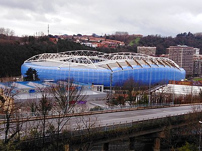 Anoeta estadioa Zorroagatik ikusia.