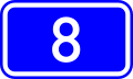 National Road 8 shield