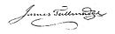 Firma di James Tallmadge