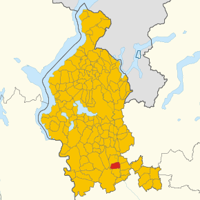 Poziția localității Solbiate Olona