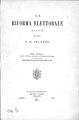 La riforma elettorale, 1883.