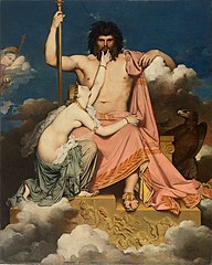 Ingres, Jupiter et Thétis, 1811, musée Granet, Aix-en-Provence.