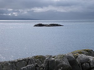 Die britische Hauptinsel von Jura aus gesehen