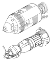 Apollo CSM и Союз 7К-ЛОК. Лунно-орбитальные корабли-модули США и СССР в сравнении.