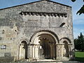 Façade de l'église Saint-Pierre de Neuillac