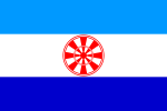 埃文基自治區區旗（英语：Flag of Evenk Autonomous Okrug） （1995年3月23日–2007年1月1日）