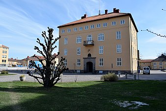 Kanslihuset vid Smedstadsvägen (numer Regementsgatan)