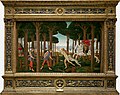 L'Histoire de Nastagio degli Onesti (premier épisode) (Sandro Botticelli).