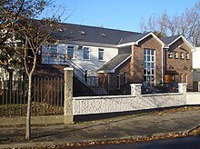 "Raheny United's clubhouse"