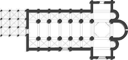 Plan of church S. Isidor