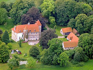 Haus Alst vanuit de lucht