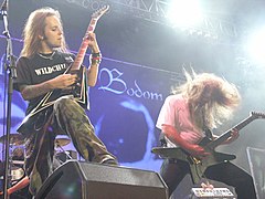 Children of Bodom, un groupe de Death metal mélodique finlandais.