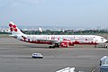 亞航X的空中巴士A330-300型客機在桃園國際機場