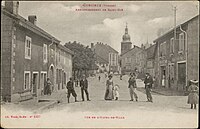 Vue historique rue de l'Hôtel-de Ville (fonds photographique Ad.Weick).