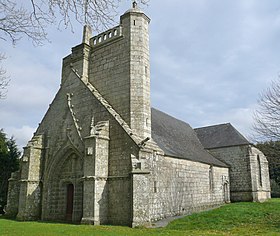 La chapelle du Moustoir vue du sud-ouest