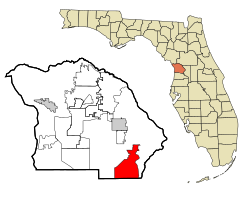 Location in Citrus County and the state of Florida