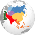 Geographical Subregions of Asia: